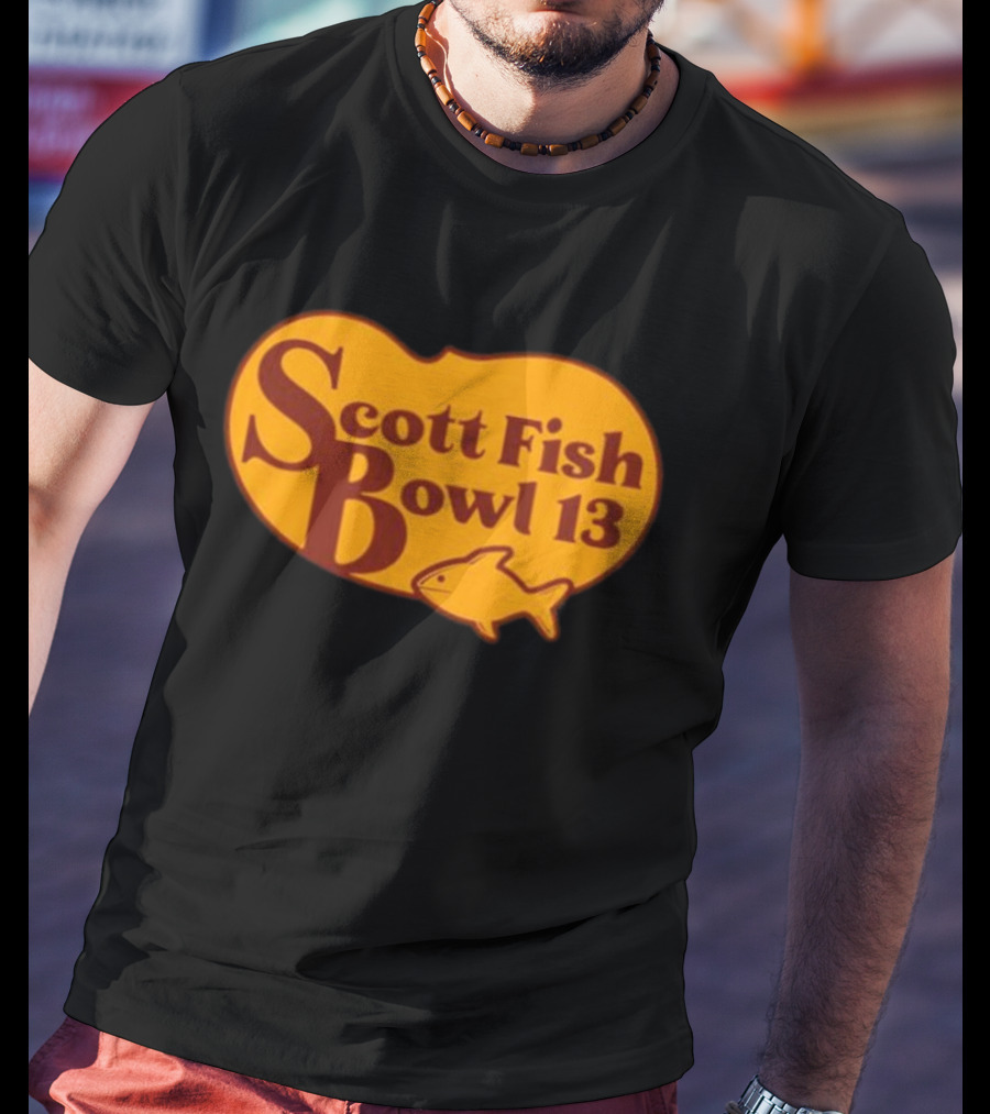 Scott Fish Bowl 13 Logo With Fish T-Shirt