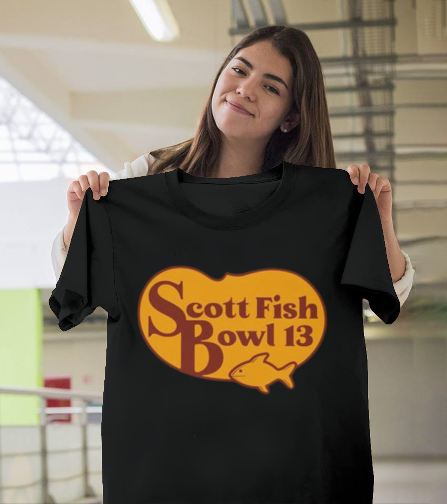 Scott Fish Bowl 13 Logo With Fish T-Shirt