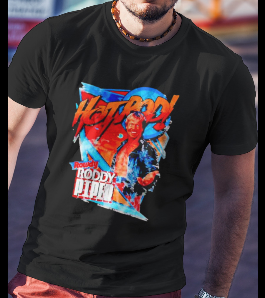Rowdy Roddy Piper Hot Rod Iconic Wrestling T-Shirt