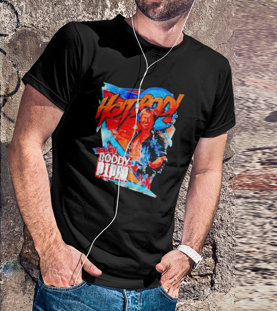 Rowdy Roddy Piper Hot Rod Iconic Wrestling T-Shirt