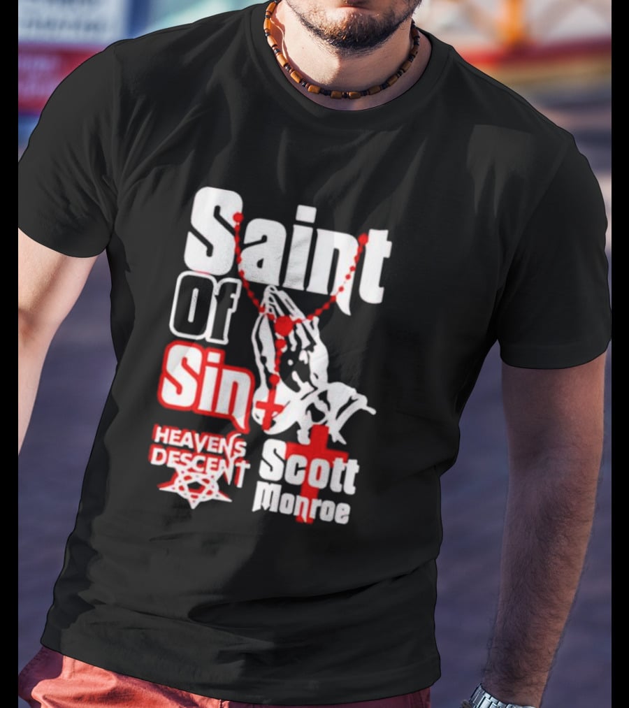 Saint Of Sin Heavens Descent Scott Monroe T-Shirt