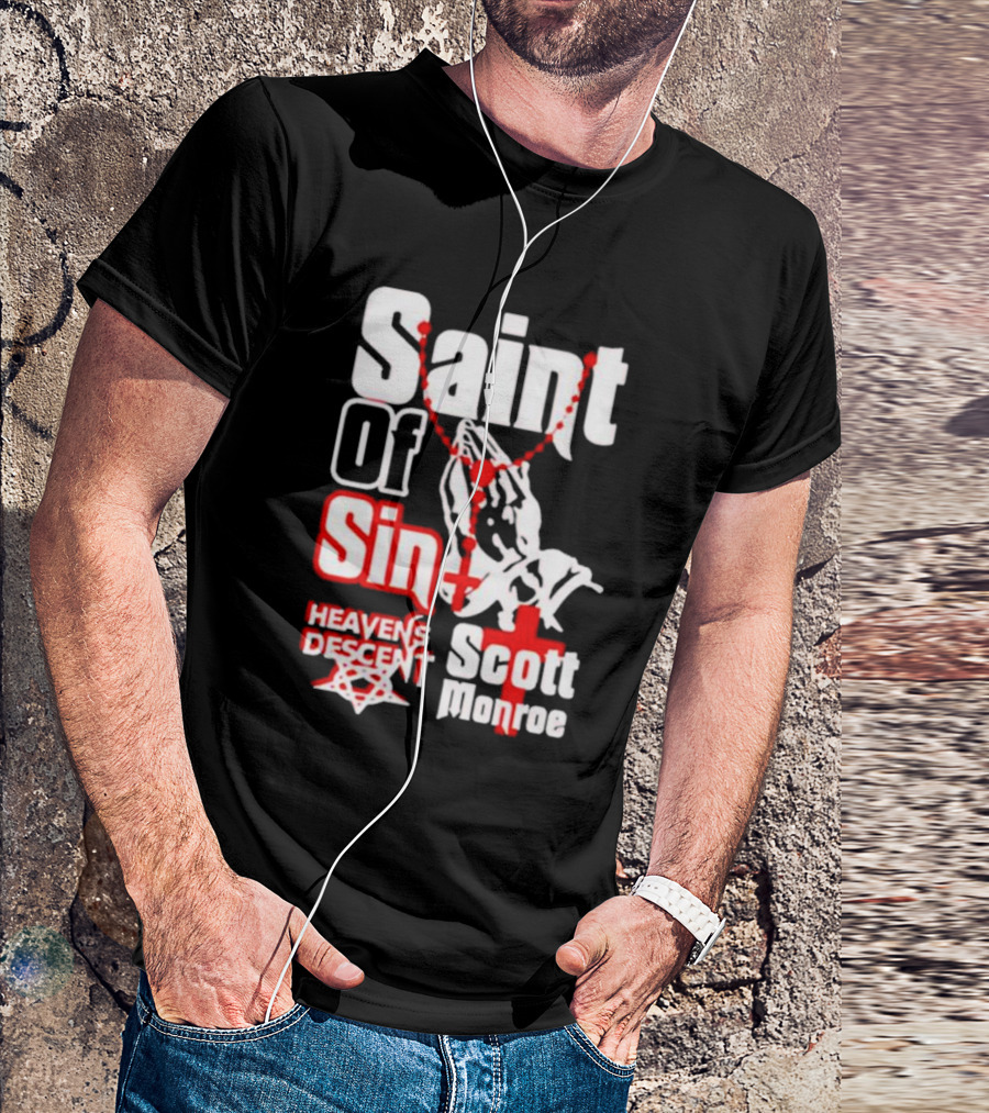 Saint Of Sin Heavens Descent Scott Monroe T-Shirt
