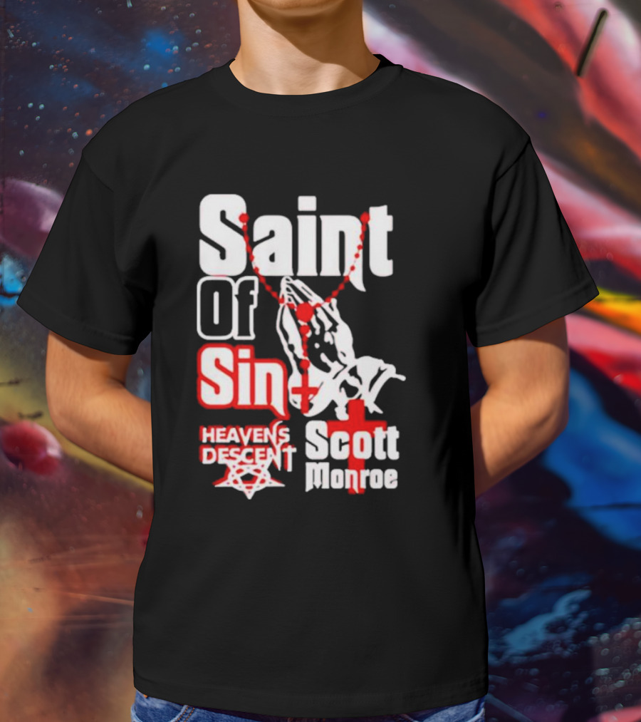 Saint Of Sin Heavens Descent Scott Monroe T-Shirt