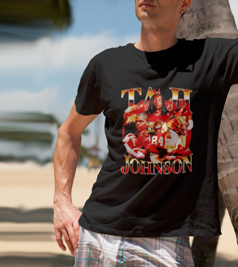TAJI Johnson Football Highlights 84 T-Shirt
