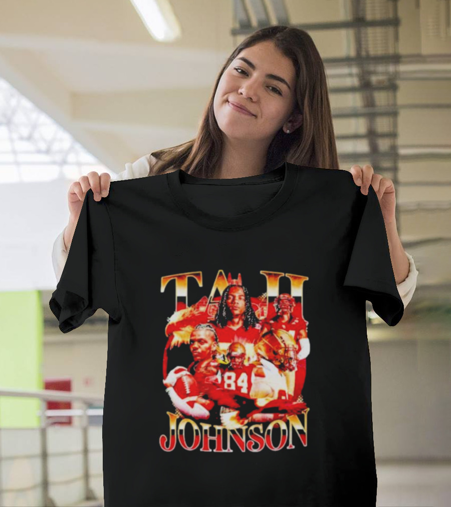 TAJI Johnson Football Highlights 84 T-Shirt
