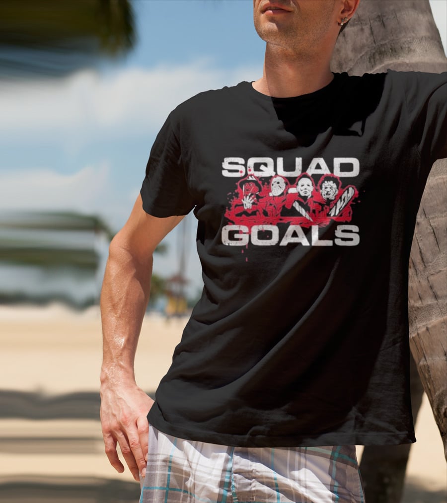 Squad Goals Freddy Jason Michael Leatherface T-Shirt