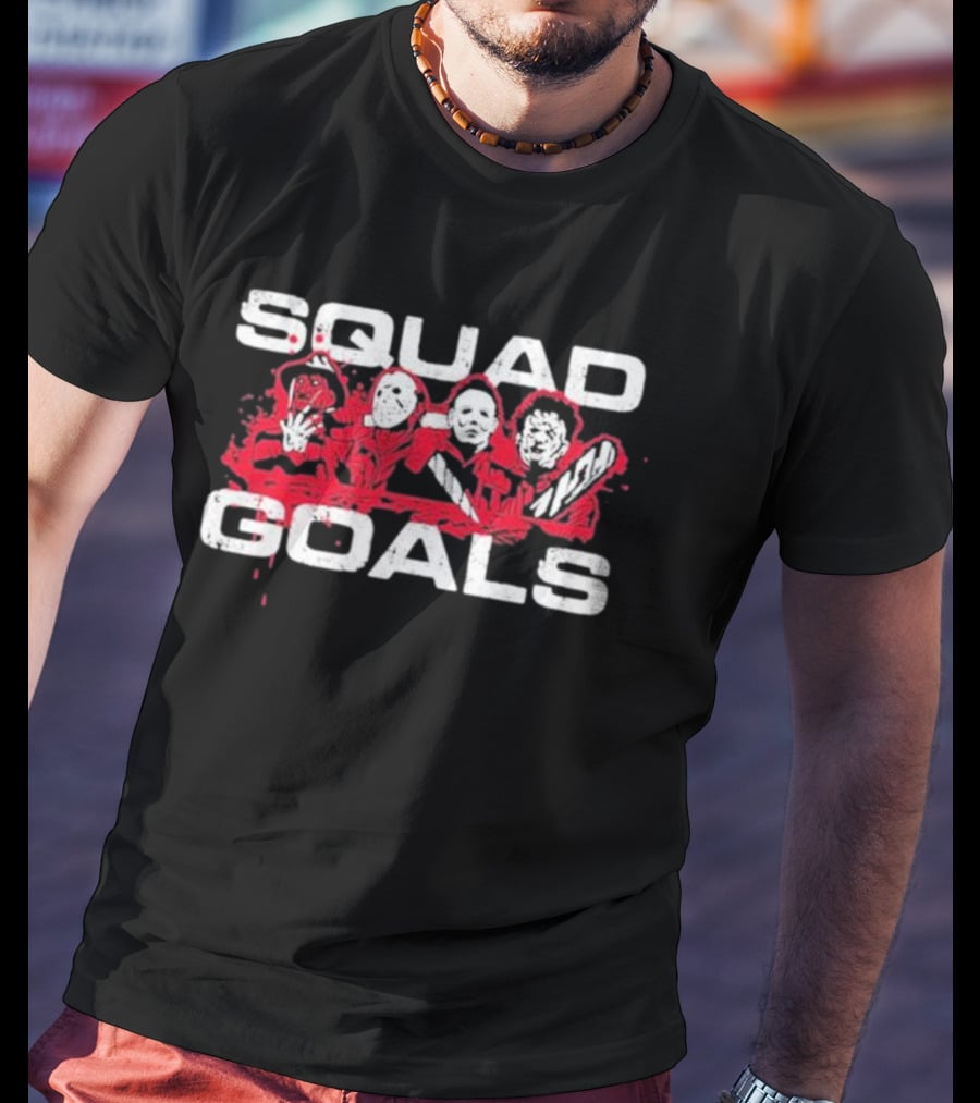 Squad Goals Freddy Jason Michael Leatherface T-Shirt