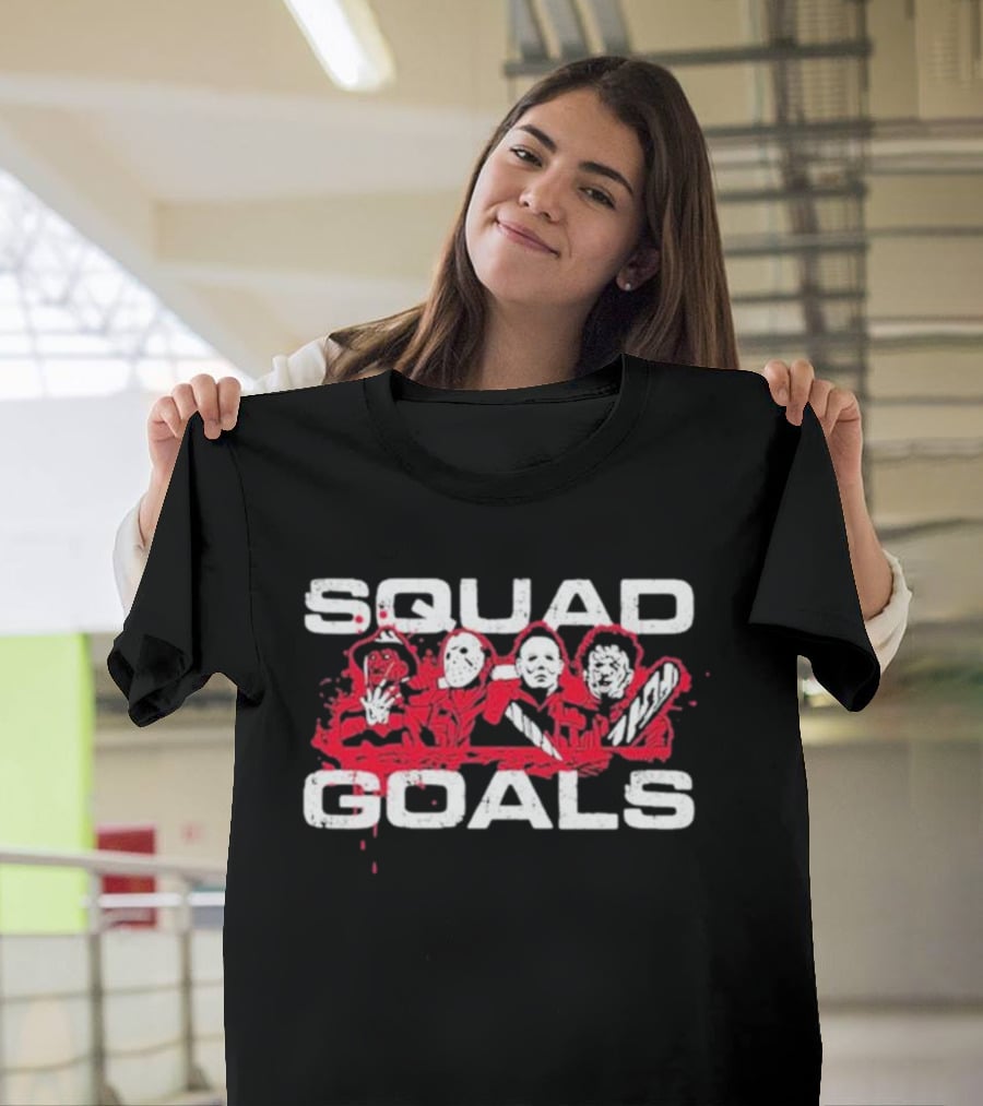 Squad Goals Freddy Jason Michael Leatherface T-Shirt