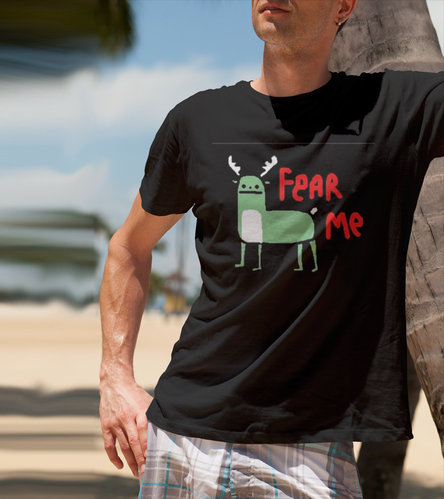Buck Fear Me Spooky Deer T-Shirt