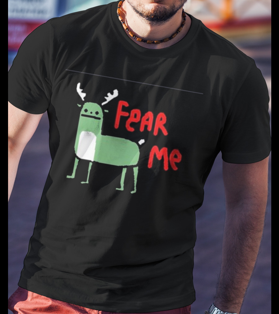 Buck Fear Me Spooky Deer T-Shirt