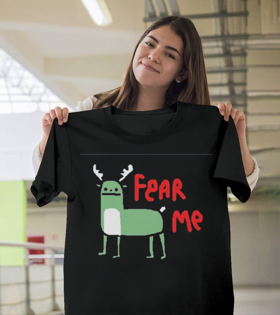 Buck Fear Me Spooky Deer T-Shirt