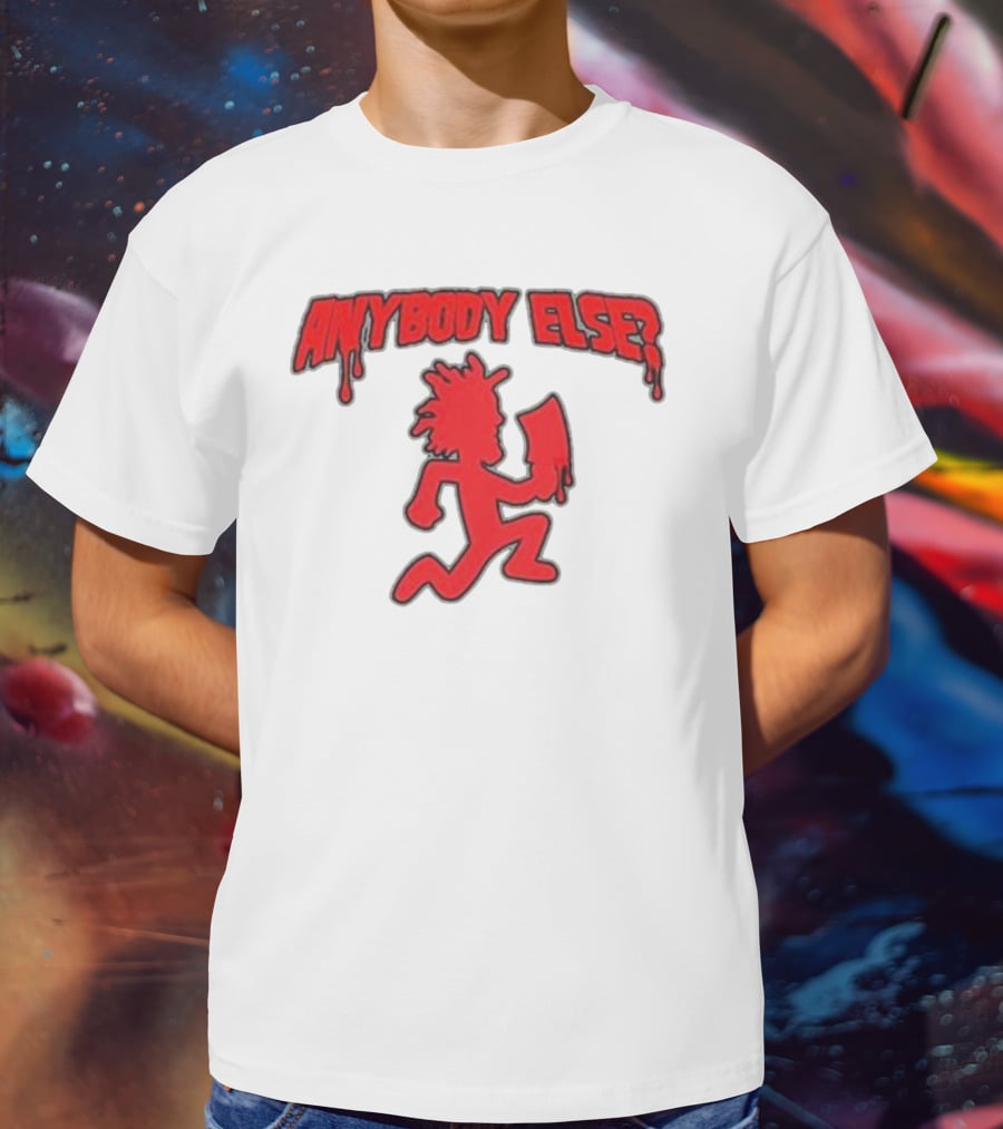 Anybody Else Hatchet Man Red Dripping Text T-Shirt