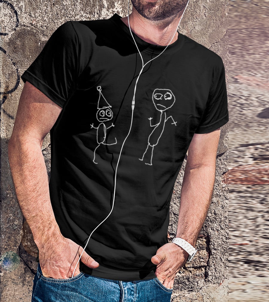 Don Hertzfeldt Rejected Left-Handed Surreal Stick Figure Characters T-Shirt