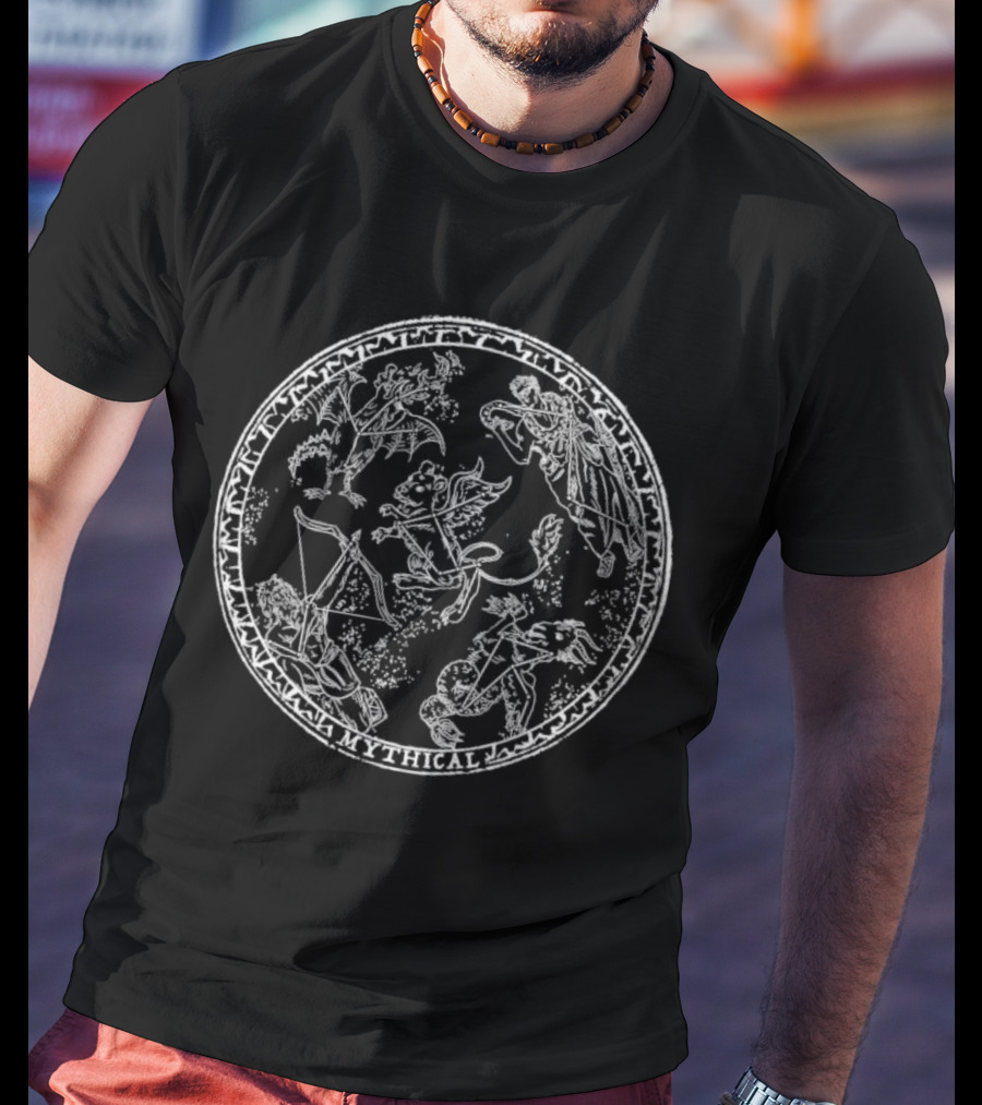 Mythical Creatures Constellations Glow-In-The-Dark T-Shirt