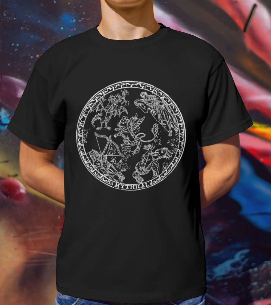 Mythical Creatures Constellations Glow-In-The-Dark T-Shirt