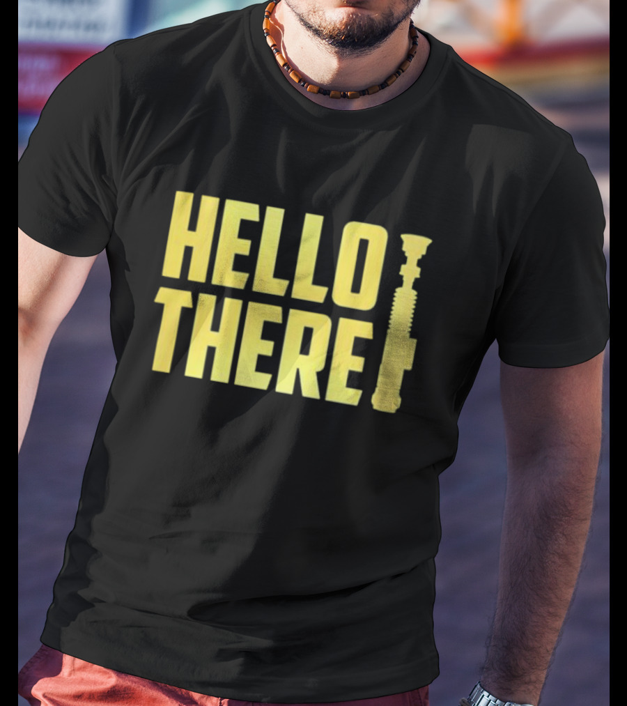 Hello There Lightsaber Iconic Reference T-Shirt