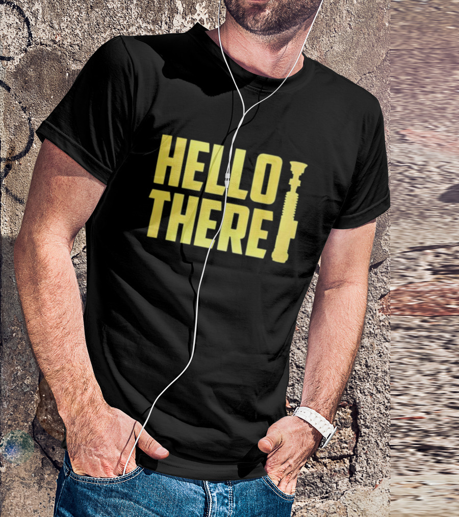 Hello There Lightsaber Iconic Reference T-Shirt