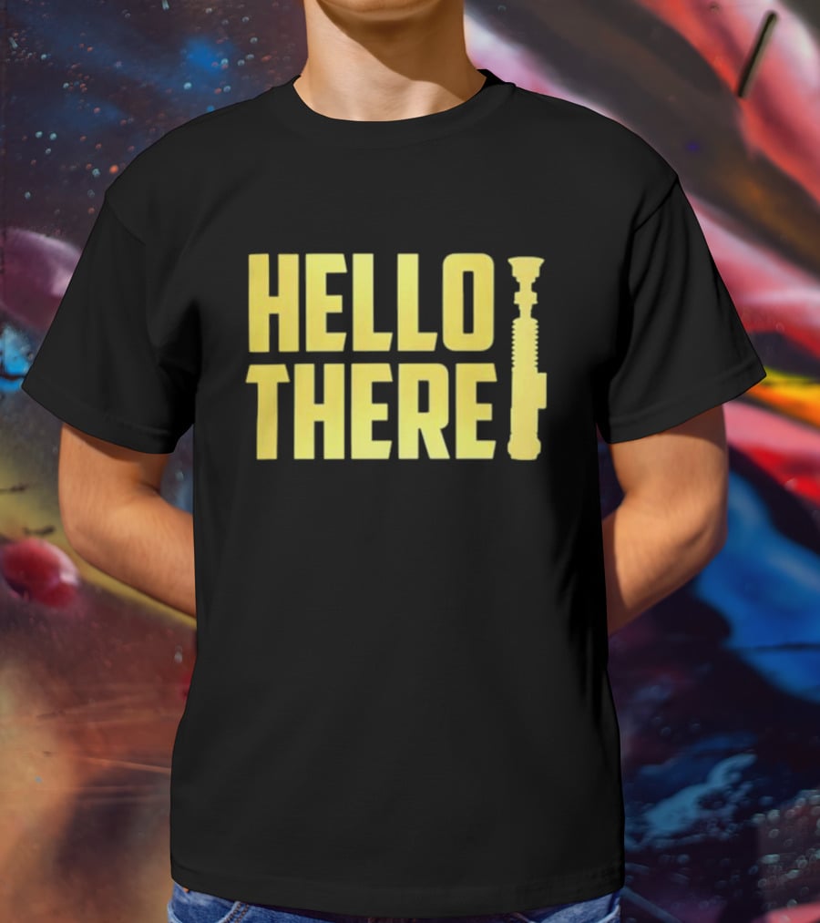 Hello There Lightsaber Iconic Reference T-Shirt