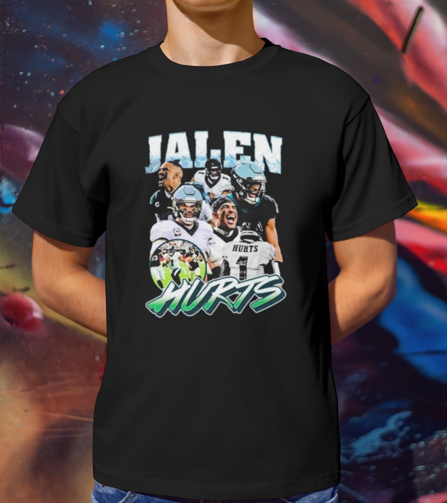 Jalen Hurts Football Images T-Shirt