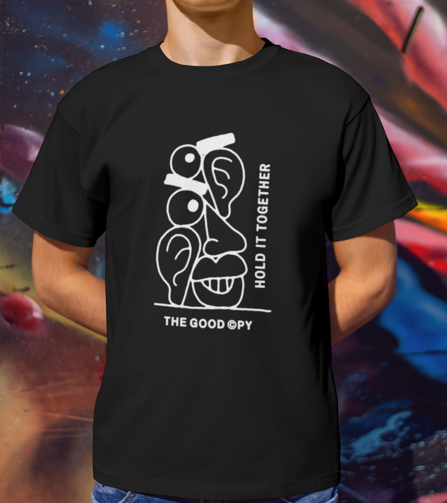 The Good Copy Hold It Together Abstract Face T-Shirt