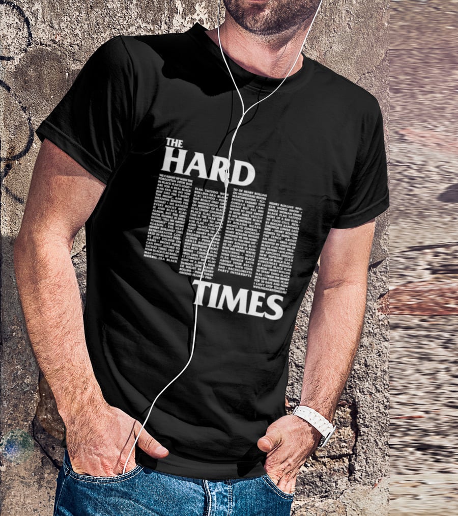 The Hard Times Rollins Black Flag Interview 80s Punk Scene T-Shirt