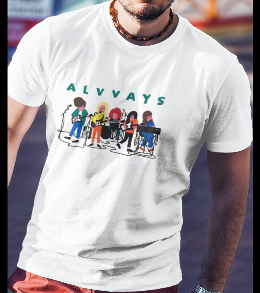ALVVAYS Band Cartoon Drawing T-Shirt