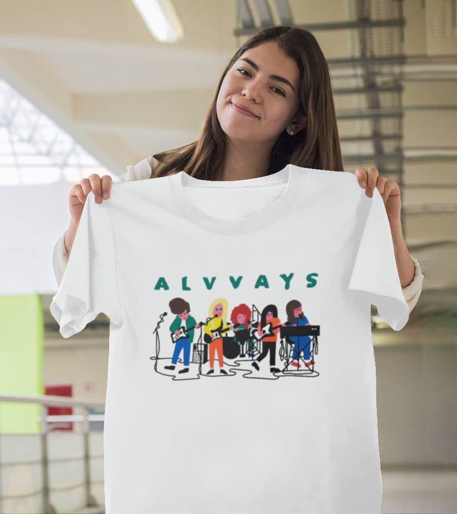 ALVVAYS Band Cartoon Drawing T-Shirt