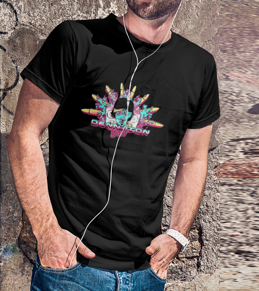 Dennaton Games Hotline Miami Mask With Bullets And Splatter T-Shirt