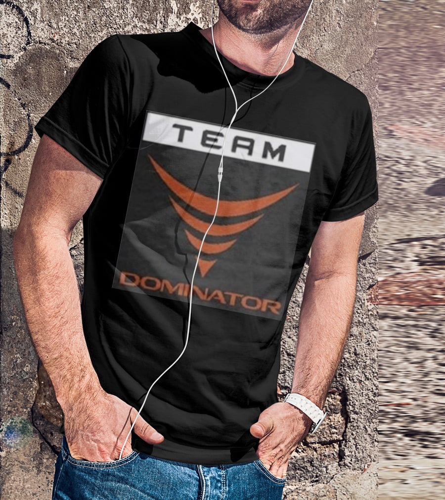 TEAM Dominator Minimal Logo Athletic T-Shirt