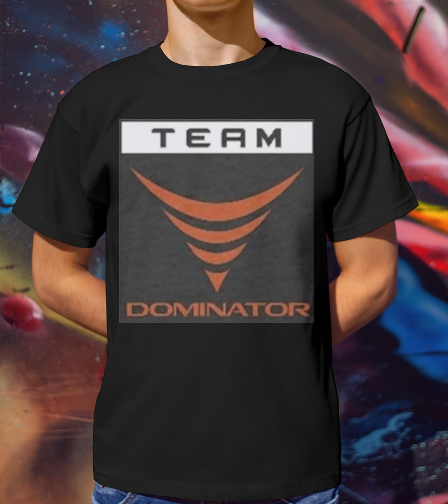 TEAM Dominator Minimal Logo Athletic T-Shirt