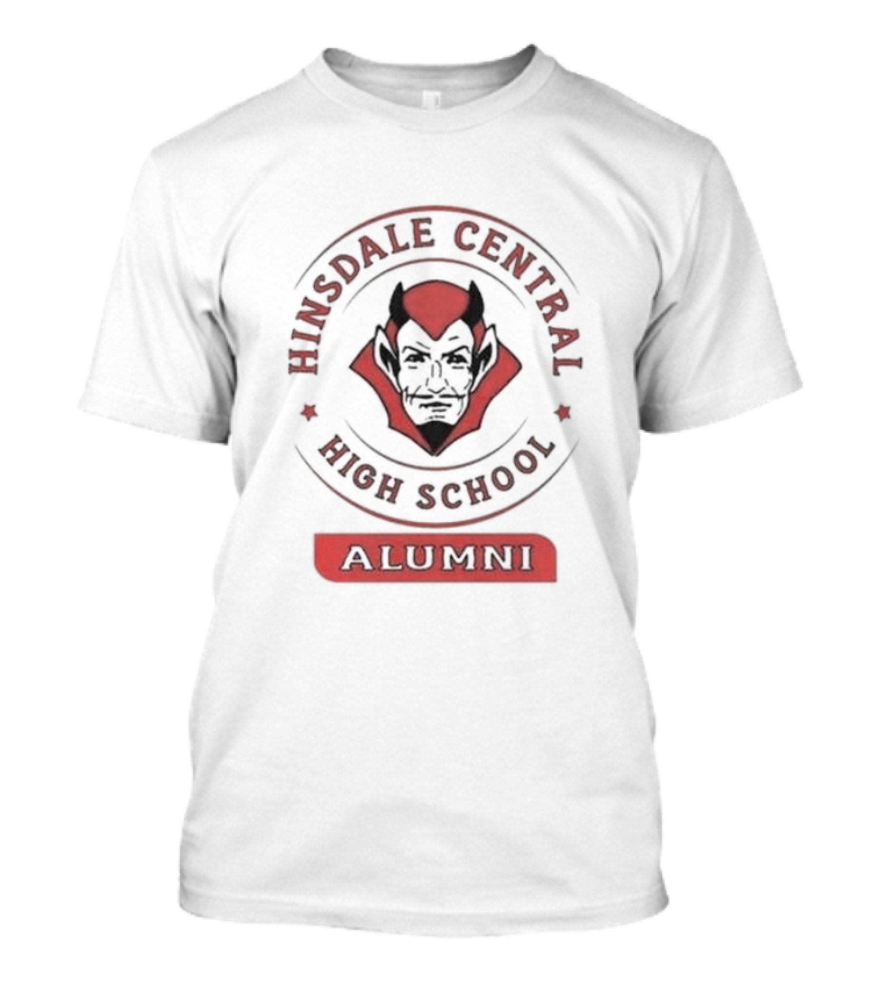 Hinsdale Central High School Alumni Red Devil T-Shirt