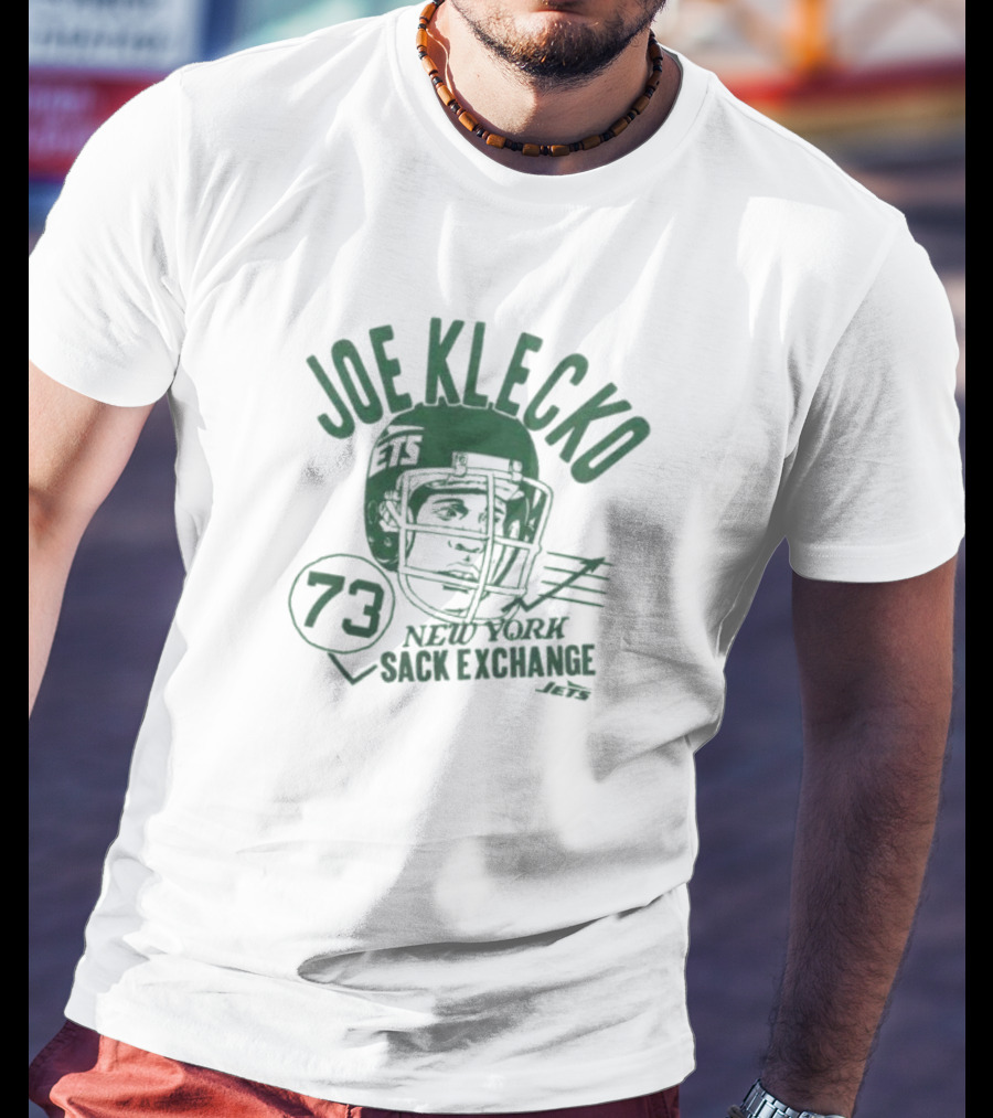 Joe Klecko New York Jets 73 Sack Exchange T-Shirt