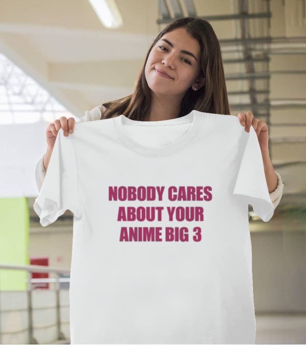 Nobody Cares About Your Anime Big 3 T-Shirt
