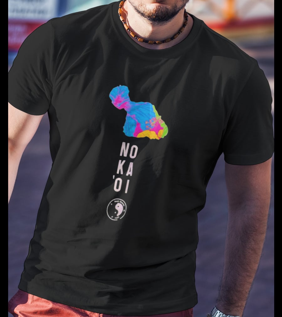T&C Surf Mālama Maui No Ka ‘Oi Hawaii Symbolic Map T-Shirt