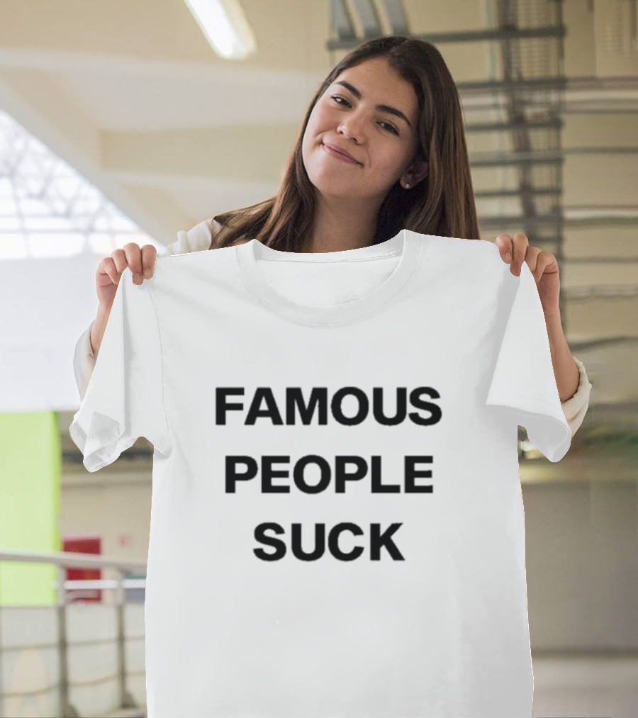 Famous People Suck Travis Barker T-Shirt