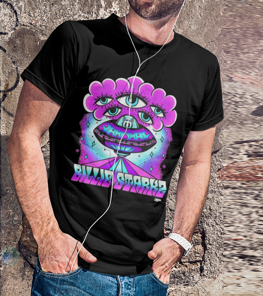 Billie Starks AEW Close Encounters UFO Alien Eyes T-Shirt