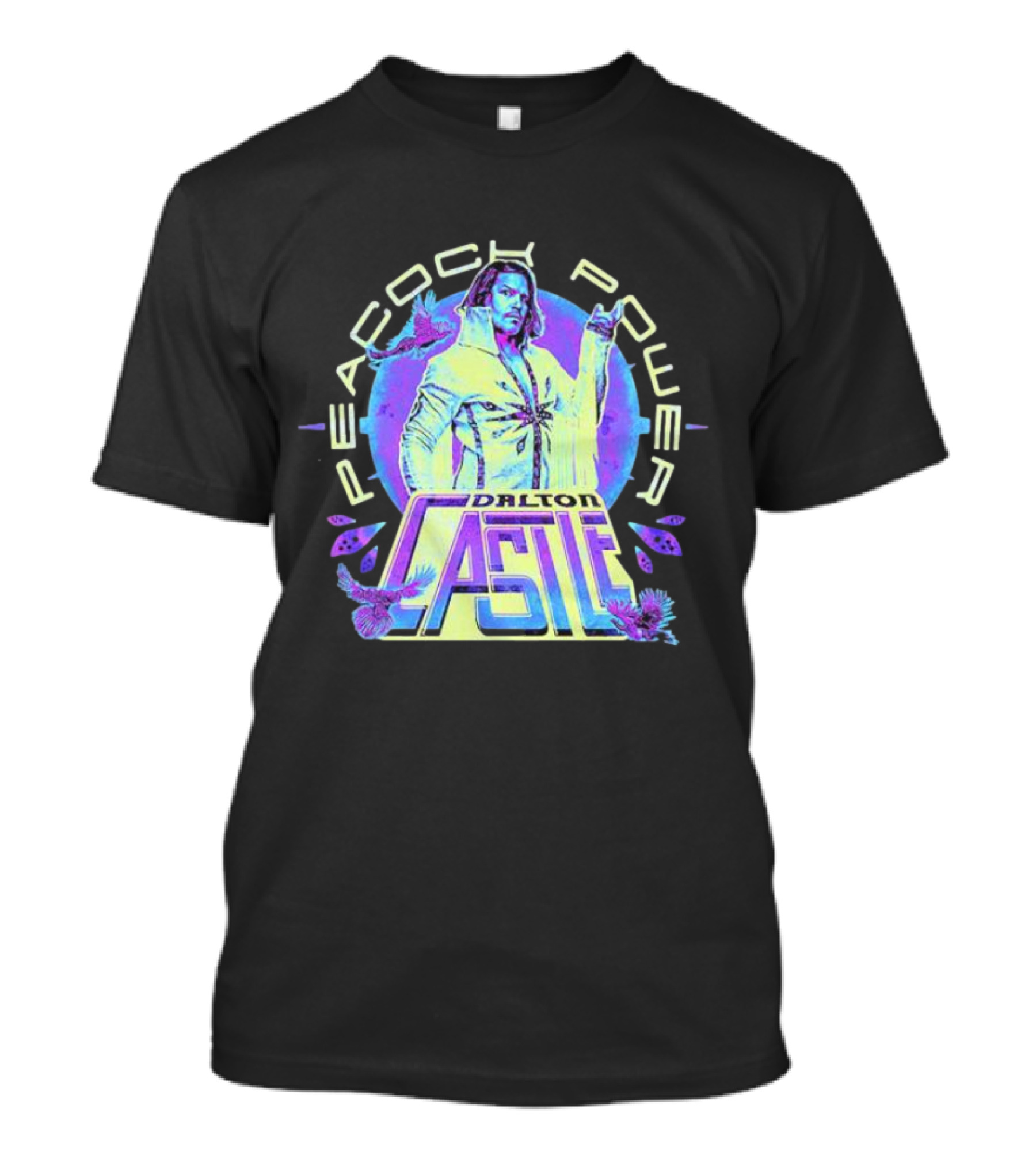 Dalton Castle Peacock Power T-Shirt