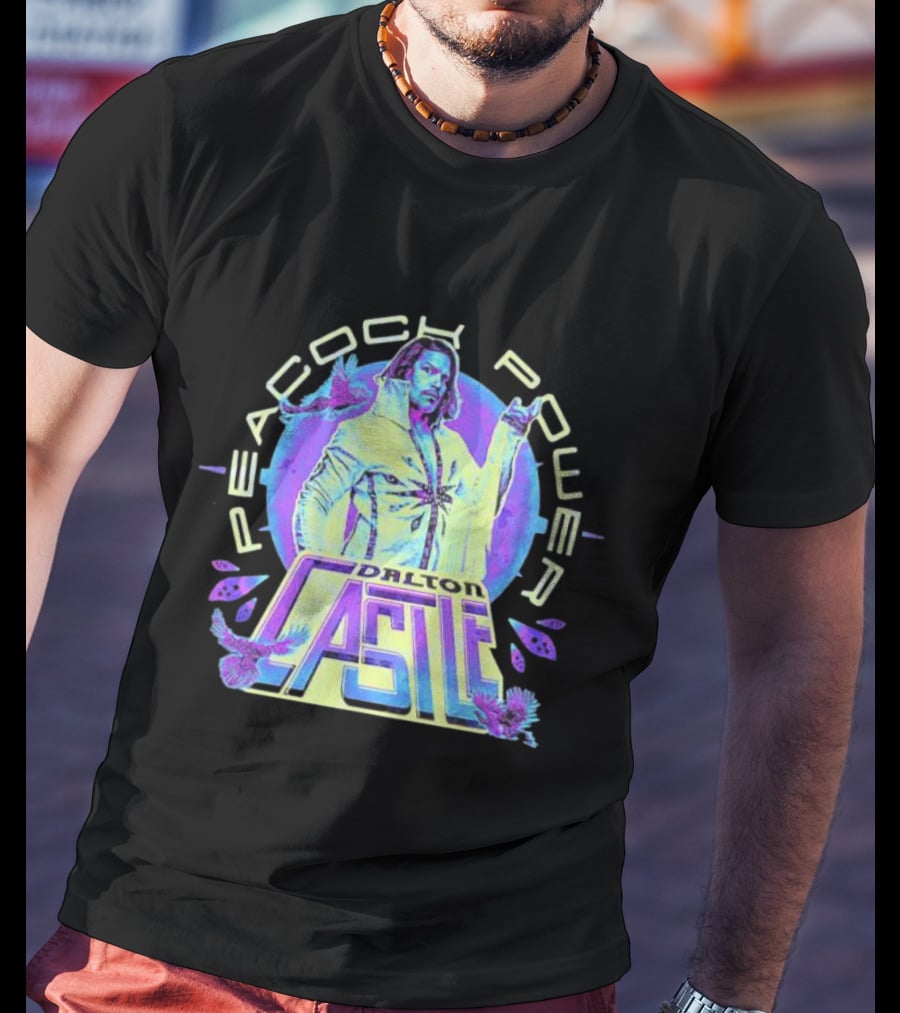 Dalton Castle Peacock Power T-Shirt
