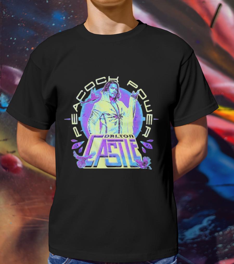 Dalton Castle Peacock Power T-Shirt
