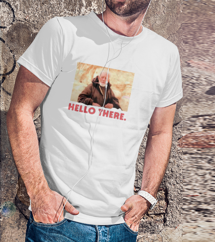 Alec Guinness Obi-Wan Kenobi Hello There Iconic Star Wars T-Shirt