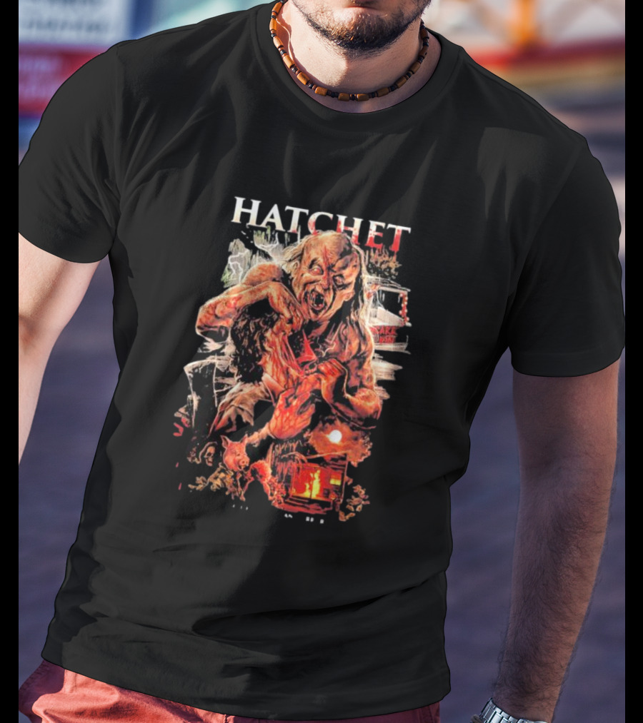 Hatchet Victor Crowley Horror Art Villain T-Shirt