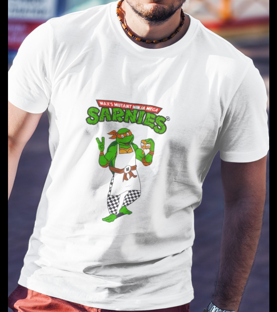 Max’s Mutant Ninja Mega Sarnies T-Shirt