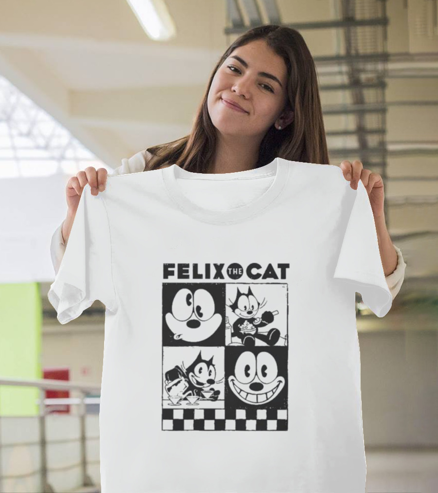 FELIX THE CAT CHECKERBOARD EXPRESSIONS T-Shirt