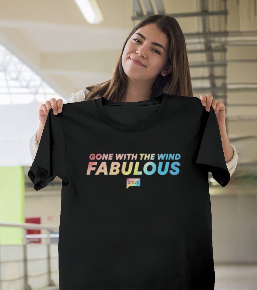 Gone With The Wind Fabulous Bravo Pride Rainbow T-Shirt