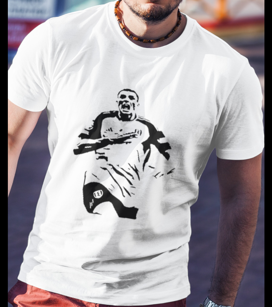 Palhinha Celebratory Silhouette Soccer Player Image T-Shirt