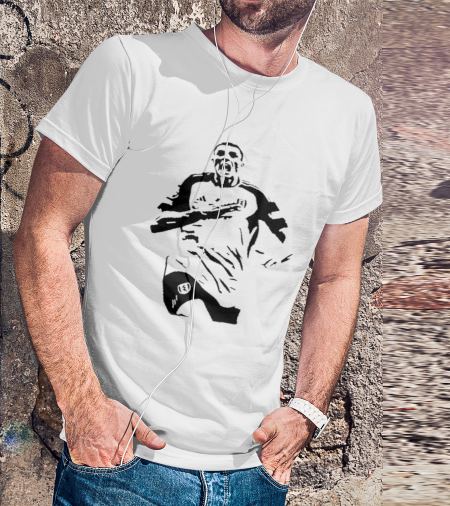 Palhinha Celebratory Silhouette Soccer Player Image T-Shirt