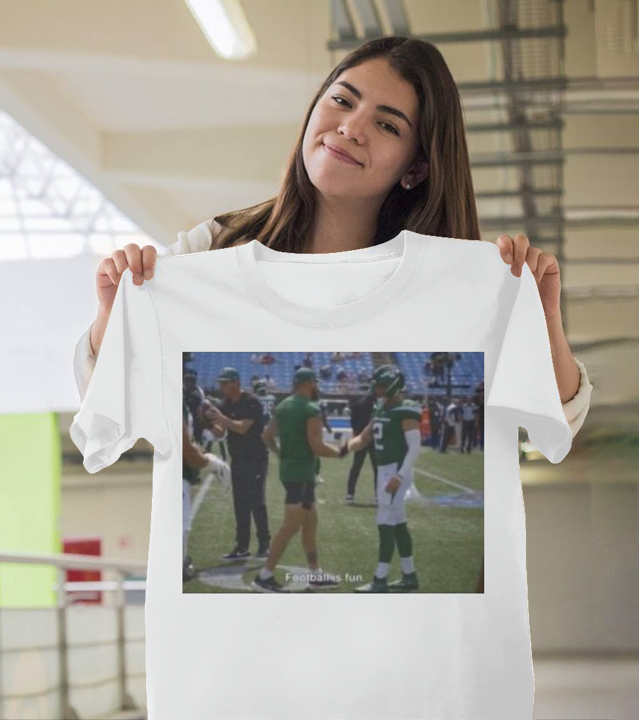 Zach Wilson Football Is Fun Football Is Fun T-Shirt