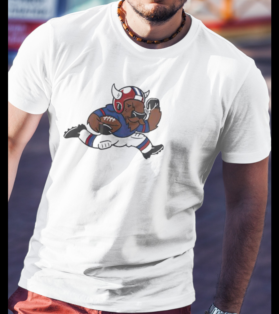 Buffalo Bills Football Buffalos Running With Determination T-Shirt