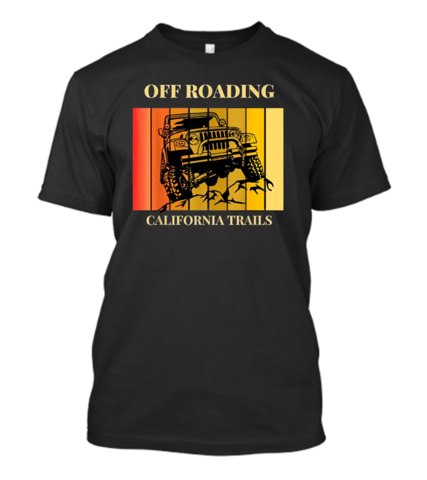 Off Roading California Trails Jeep Adventure T-Shirt