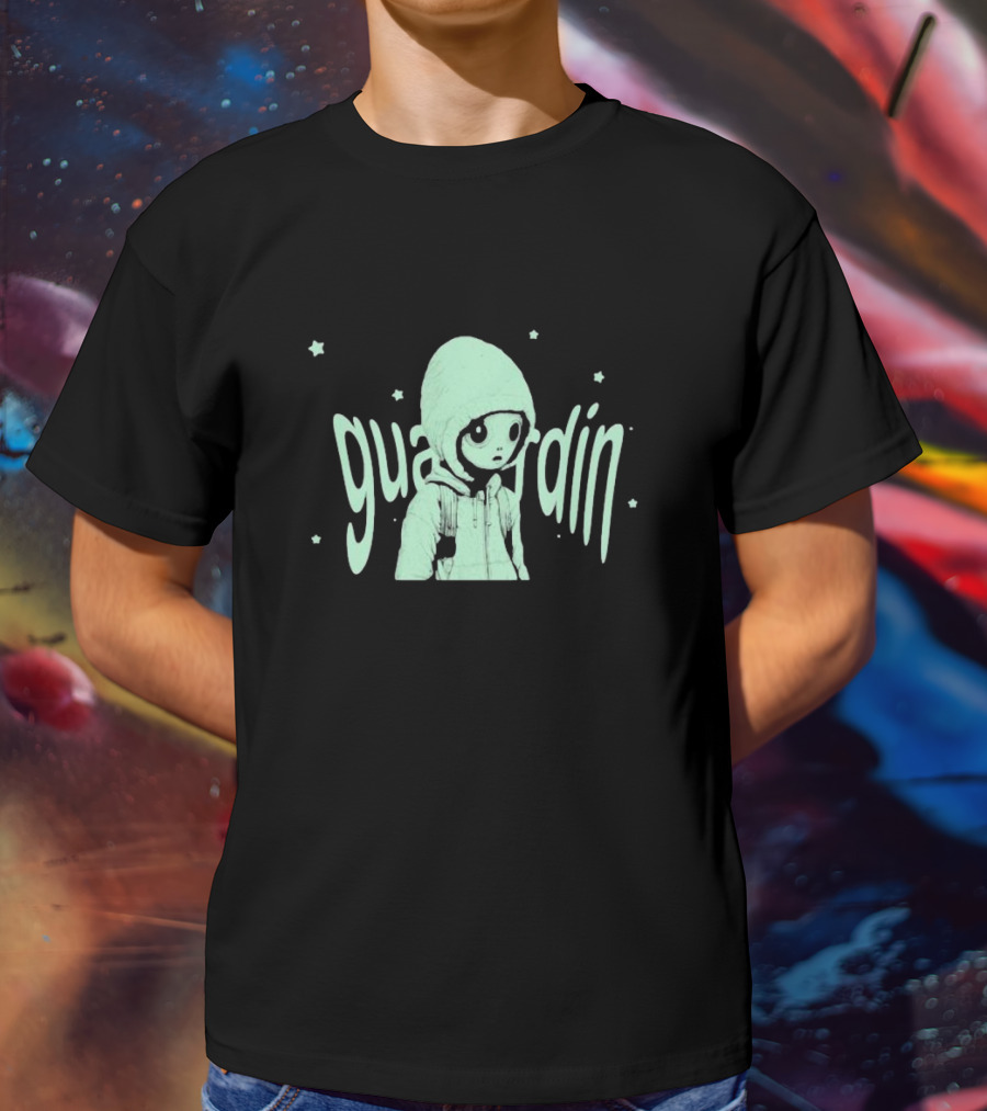 Starseeker Guardian Character In Hoodie Surrounded By Stars T-Shirt